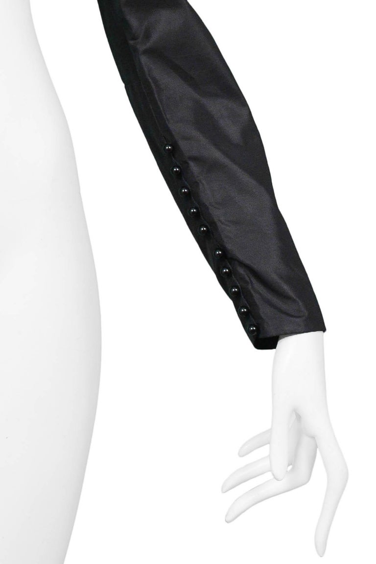 Women's Jean Paul Gaultier Black Cropped Mini Jacket For Sale