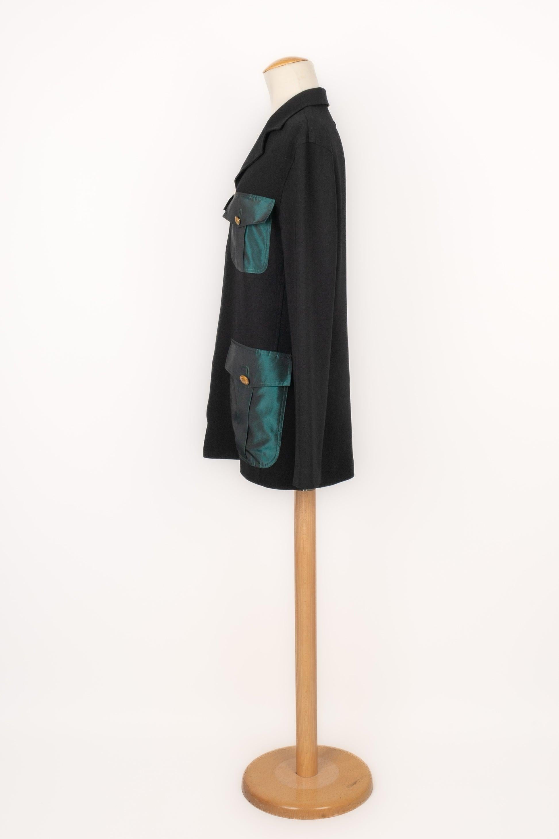 Men's Jean-Paul Gaultier Black Fabric Jacket For Sale