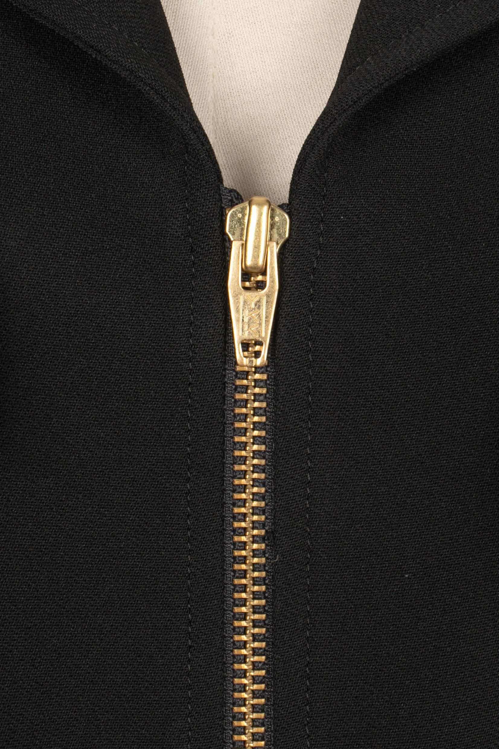 Jean-Paul Gaultier Black Fabric Jacket For Sale 4
