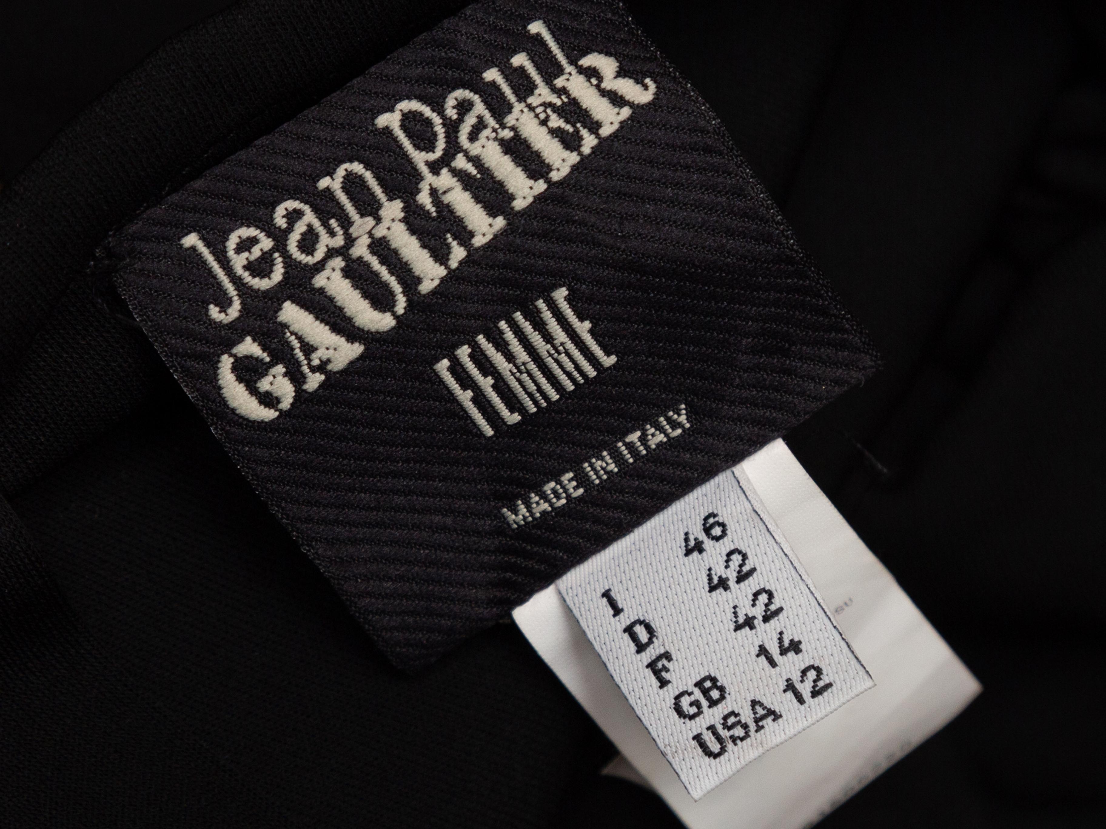 Women's Jean Paul Gaultier Black Femme Zipper Skirt