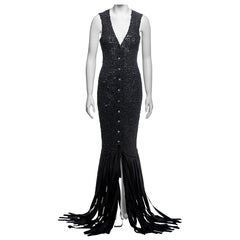 Jean Paul Gaultier Black Floor-Length Waistcoat Dress, SS 1993