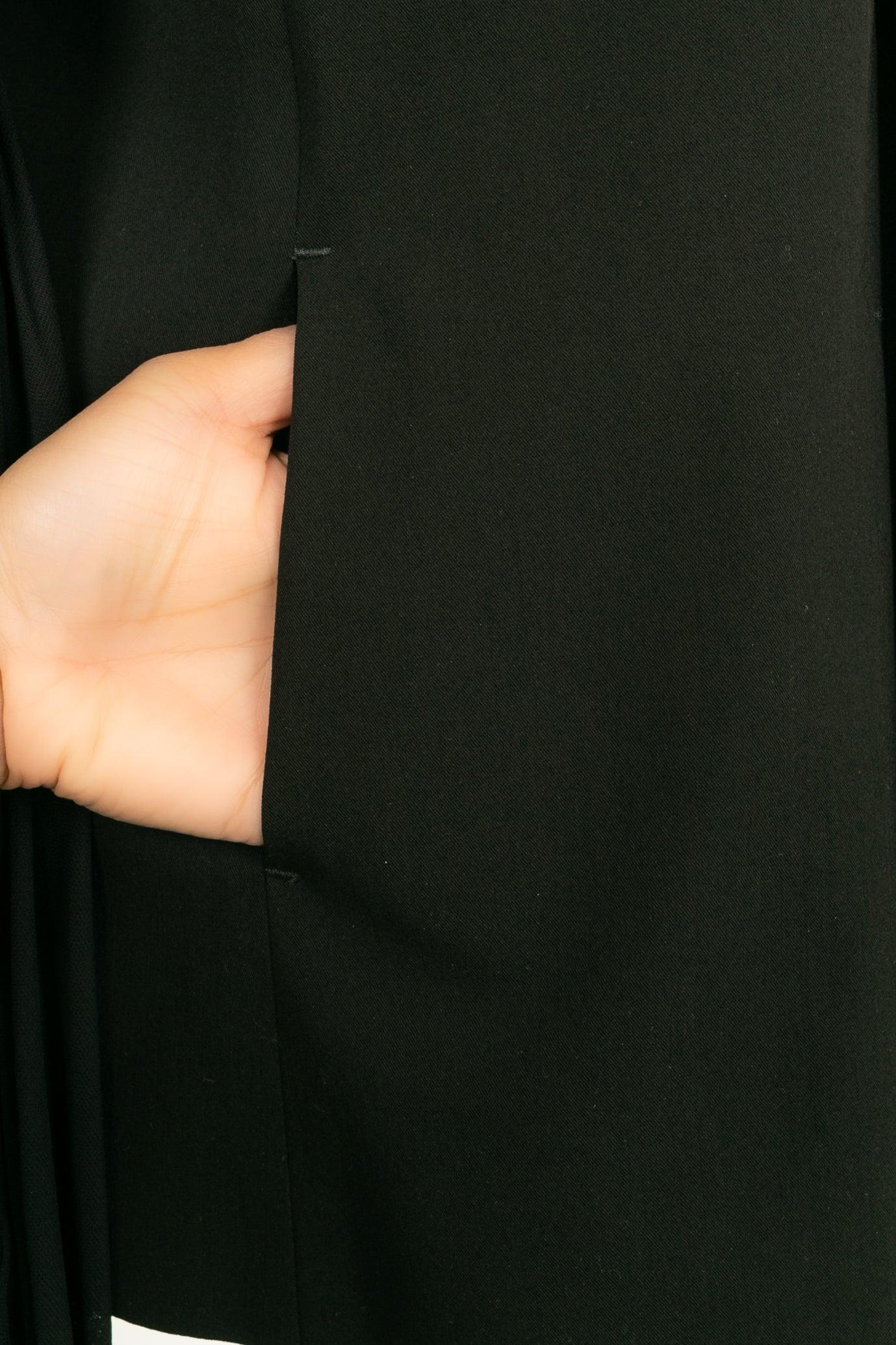 Jean Paul Gaultier Black Jacket in Blended Wool For Sale 8