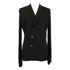 Jean Paul Gaultier Schwarze Jacke aus Wollmischung