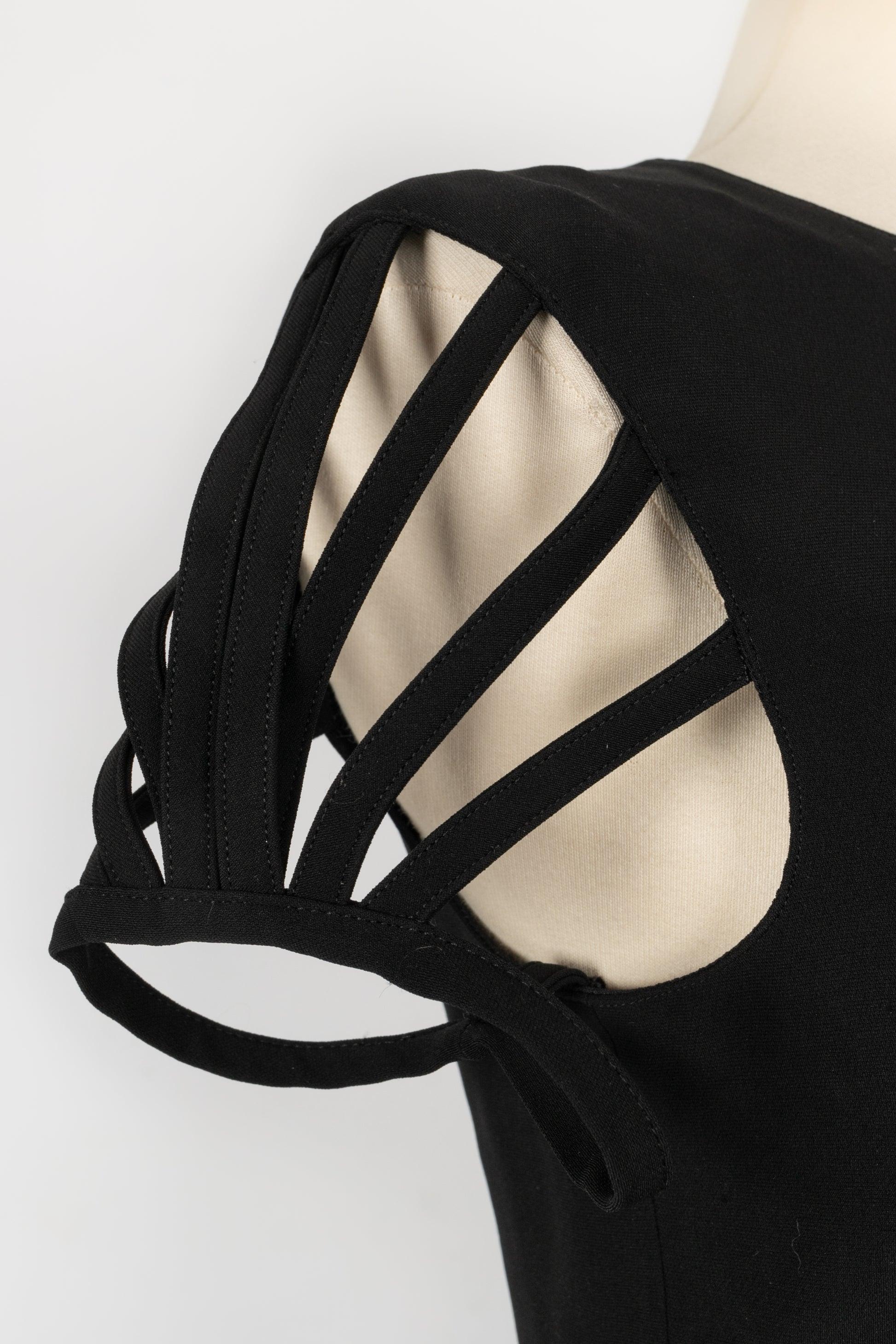 Jean Paul Gaultier Black Long Dress Resort Collection 36FR, 2011 3