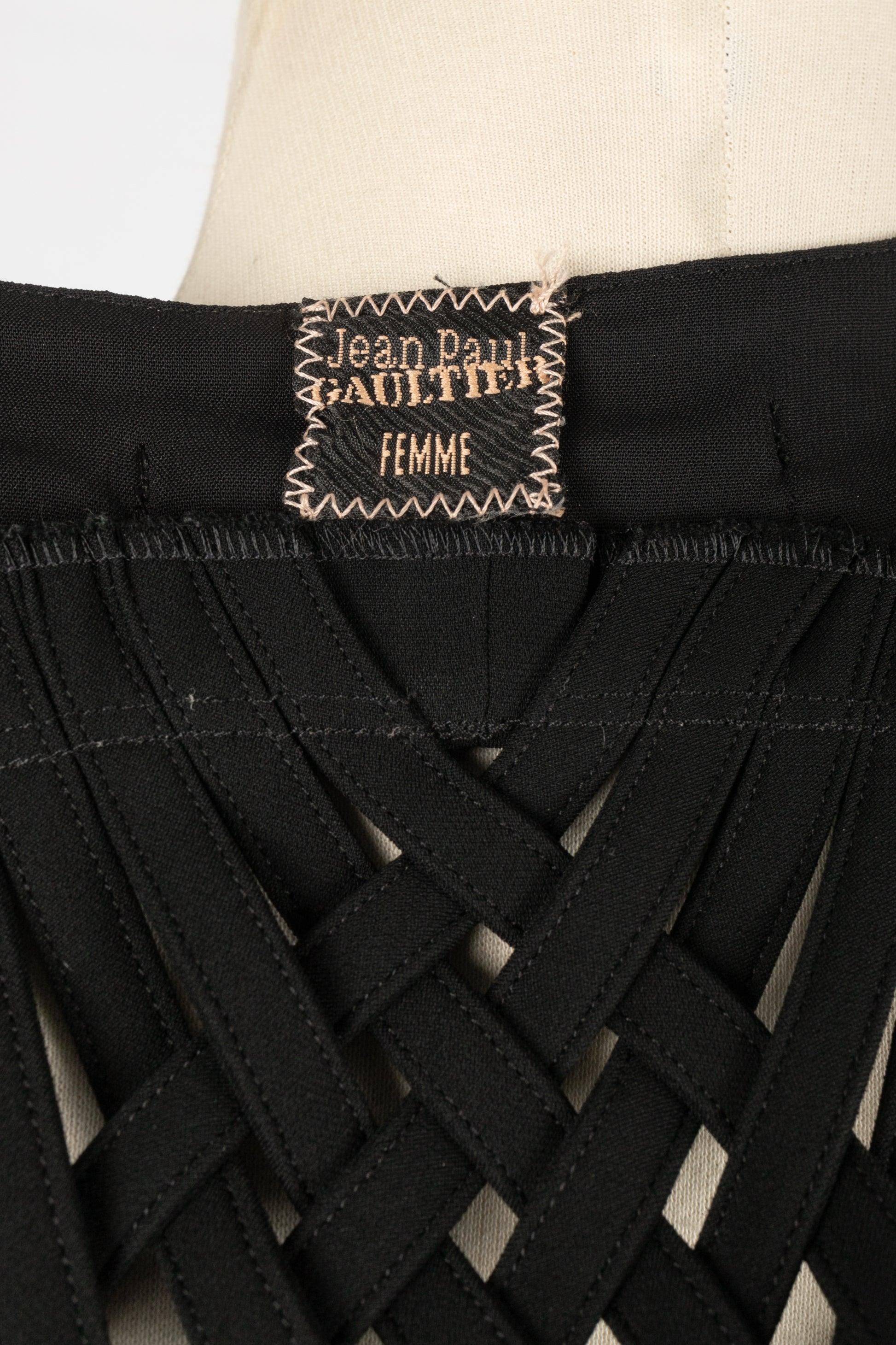 Jean Paul Gaultier Black Long Dress Resort Collection 36FR, 2011 6