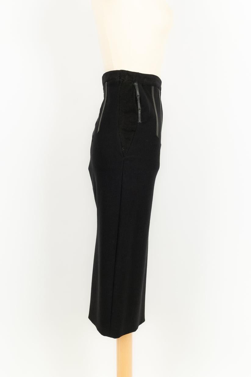 Jean-Paul Gaultier Black Skirt, Size 36FR For Sale 1