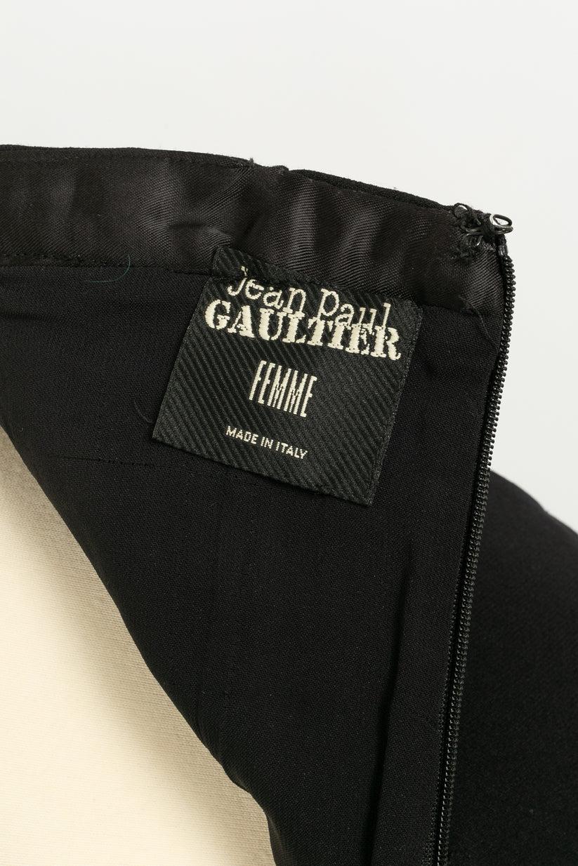 Jean-Paul Gaultier Black Skirt, Size 36FR For Sale 2