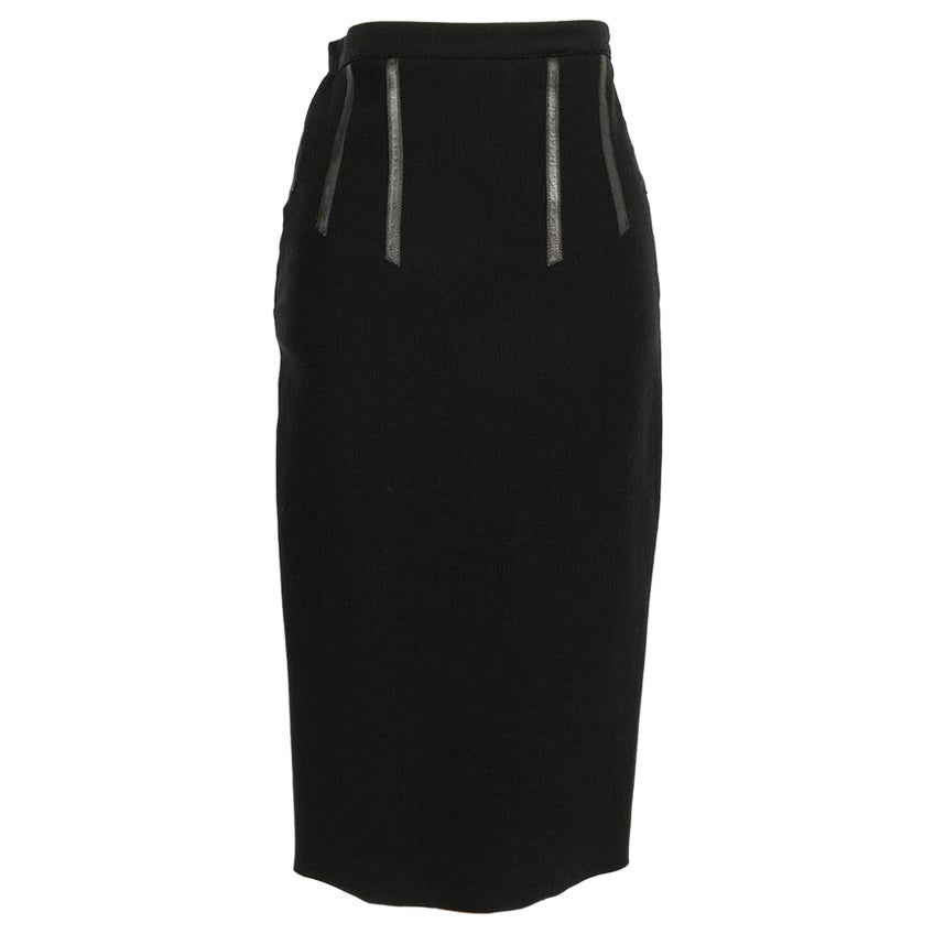 Jean-Paul Gaultier Falda Negra, Talla 36FR