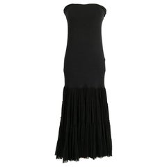 Jean Paul Gaultier - Robe sans bretelles noire