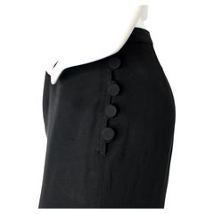 Jean Paul Gaultier Black Tailored High-Waisted Trousers circa 1990s