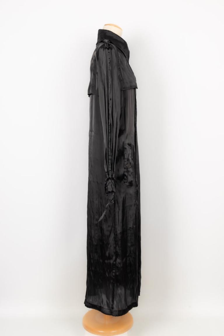 Women's Jean-Paul Gaultier Black Trench Coat For Sale