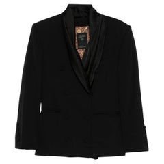 Blazer in lana nera di Jean Paul Gaultier