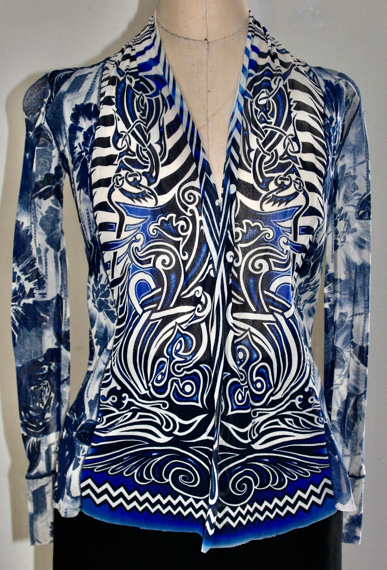 Jean Paul Gaultier Blouse  In Good Condition For Sale In Sharon, CT