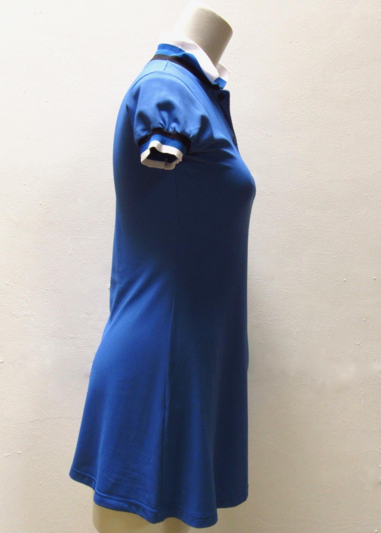Women's Jean Paul Gaultier Blue Polo Dress