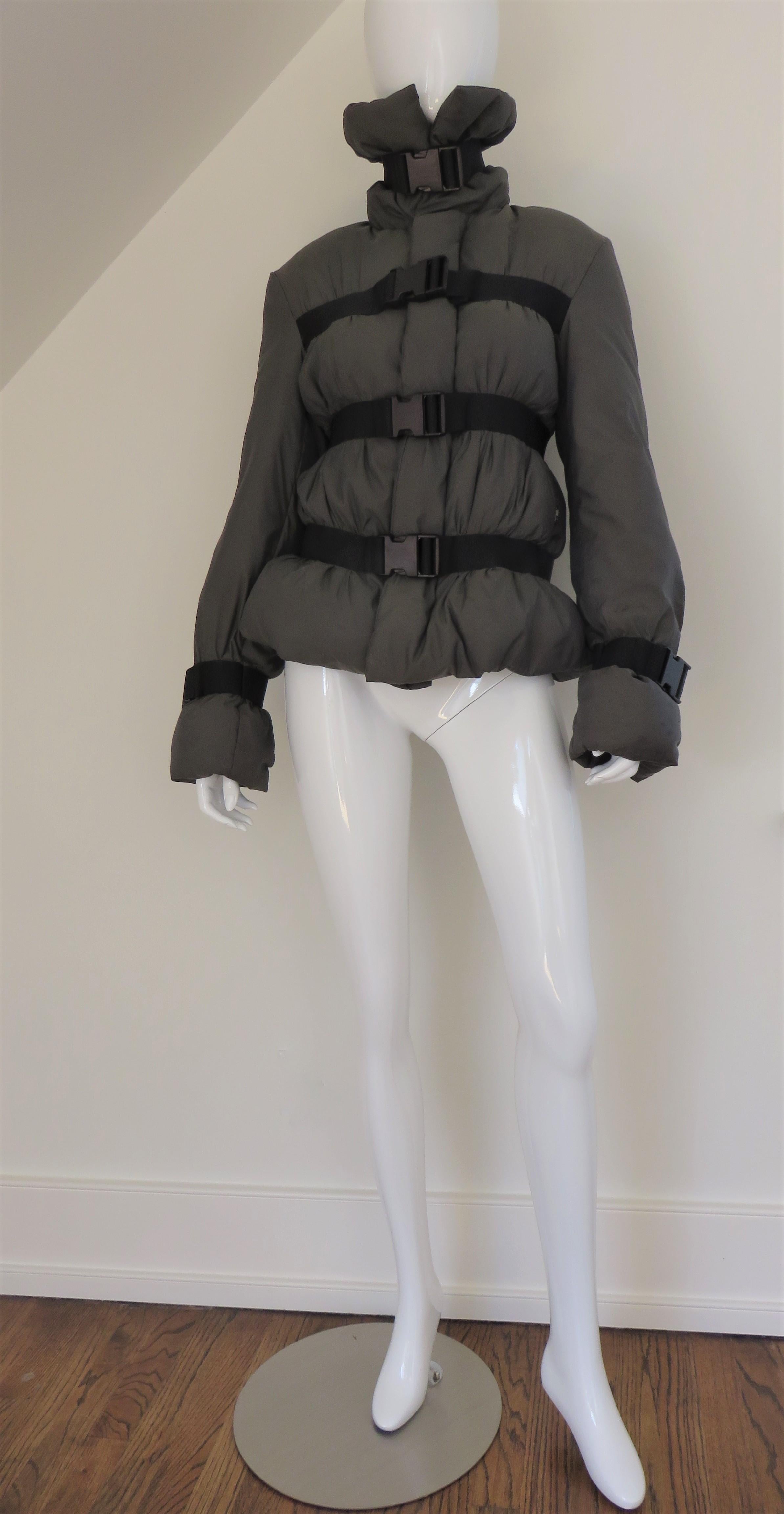 Jean Paul Gaultier Puff Jacket with Straps  2