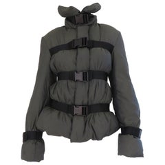 Jean Paul Gaultier Puff Jacket à bretelles