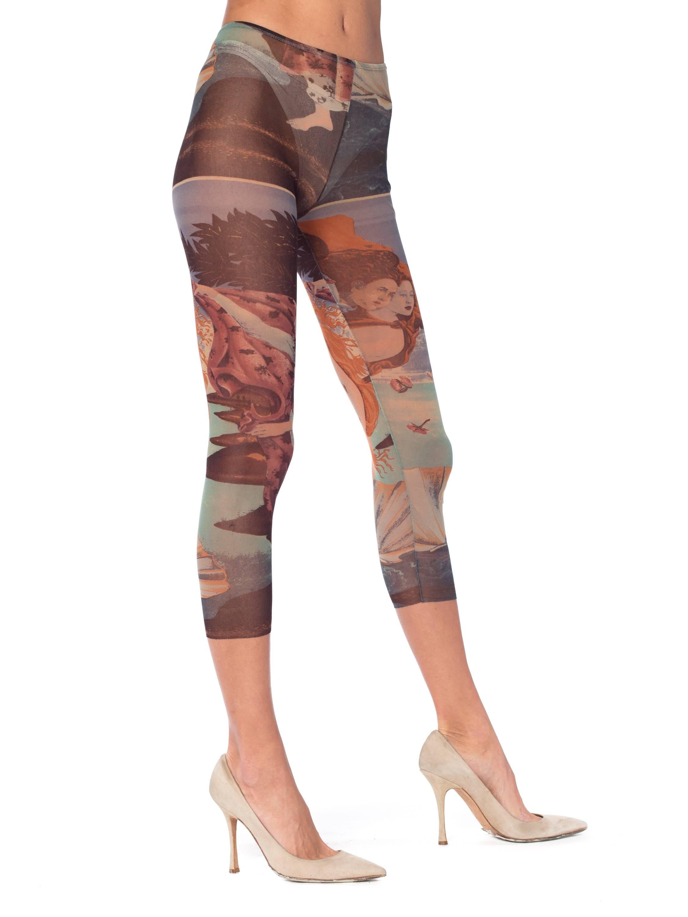 Jean Paul Gaultier Botticelli Venus Sheer Net Leggings 2