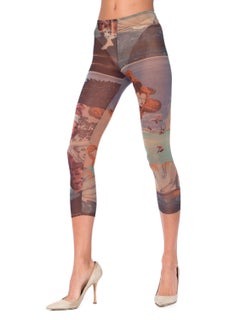Jean Paul Gaultier Botticelli Venus Transparente Netzleggings