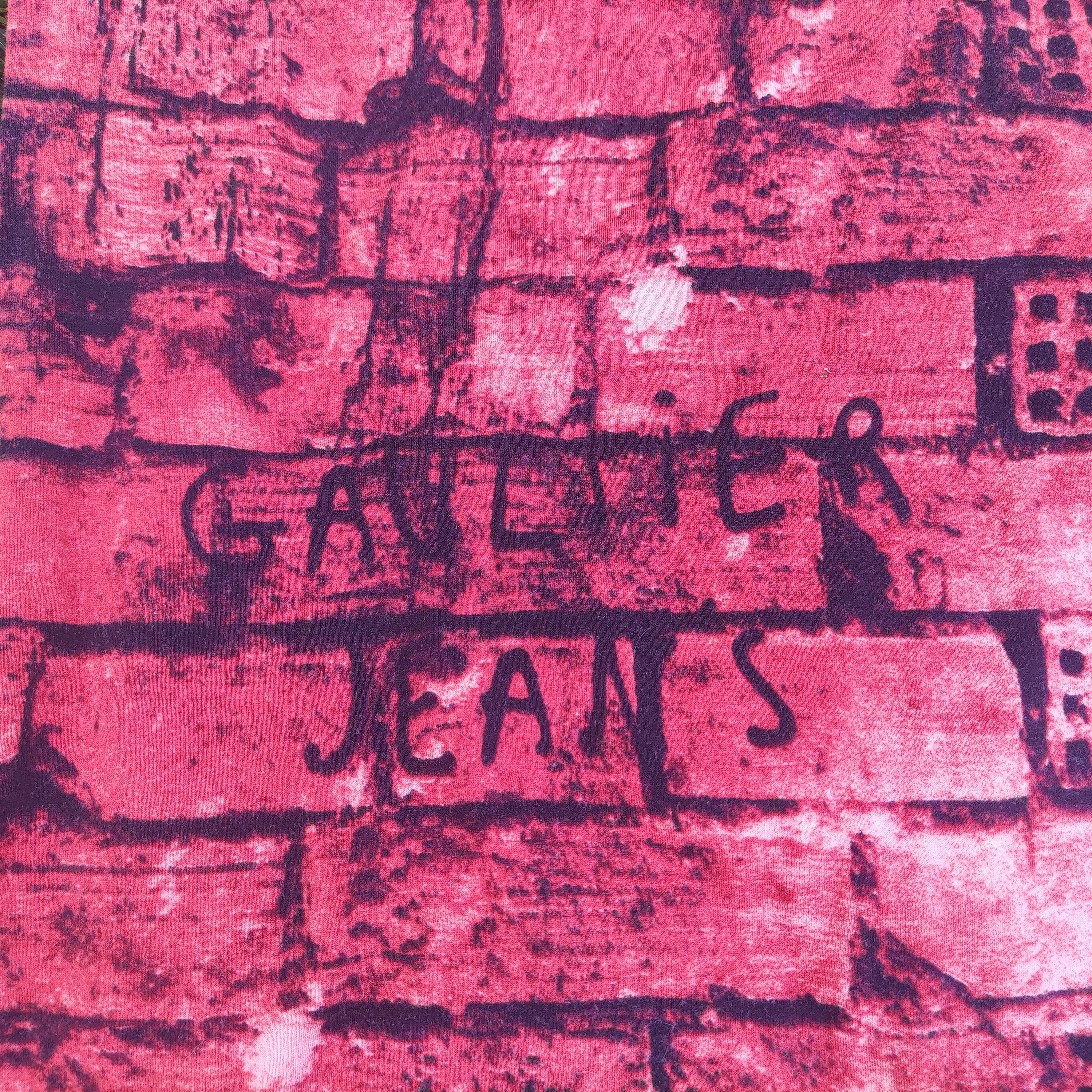 Jean Paul Gaultier Brick Wall Fight Against Racism Runway 1997 Fall Winter Dress For Sale 3