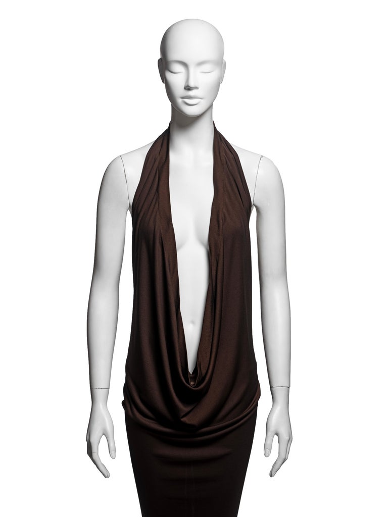white halter dress long White Halter Dress Nara main image 1