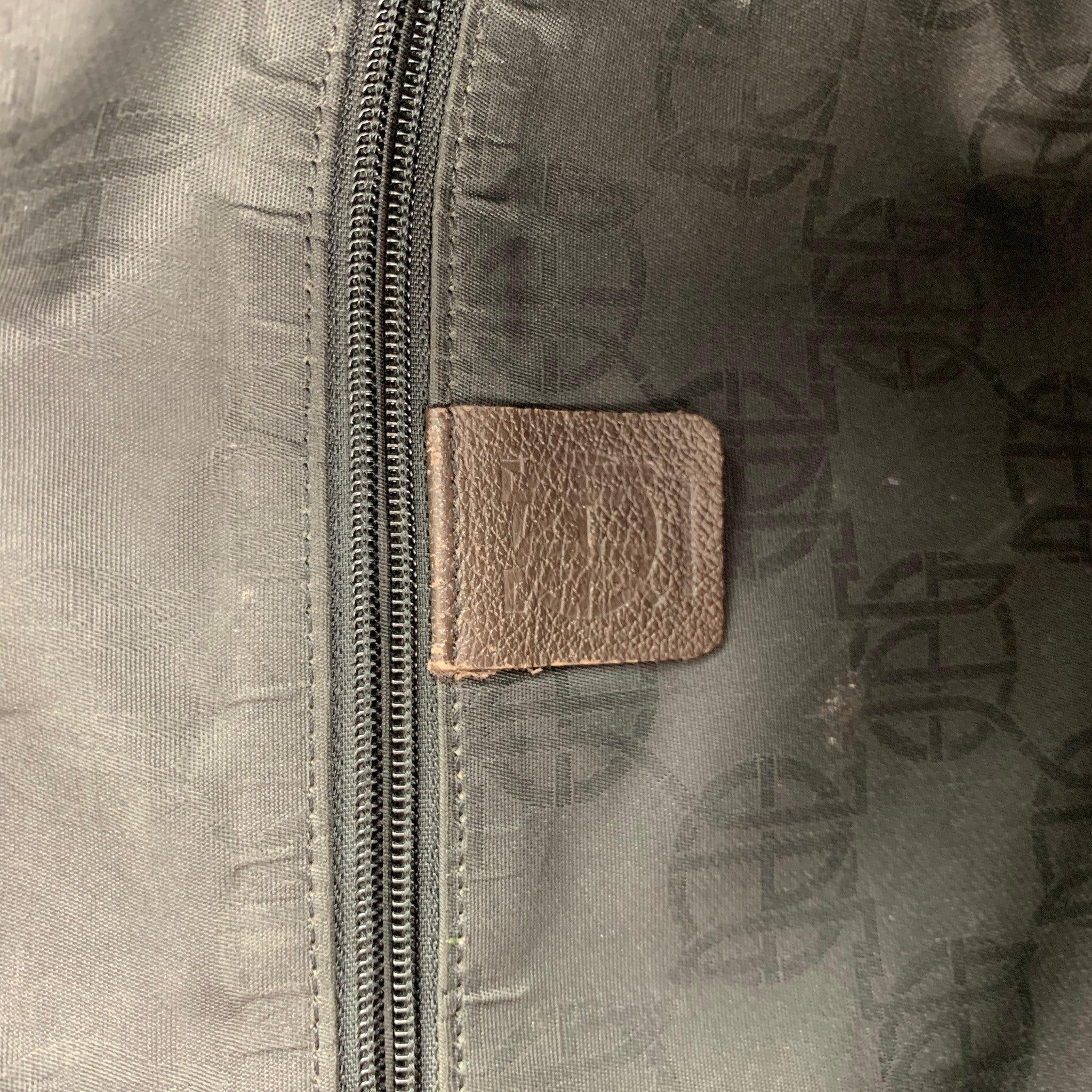 JEAN PAUL GAULTIER Sac à bandoulière en cuir embossé Pierce Jeans Brown 3