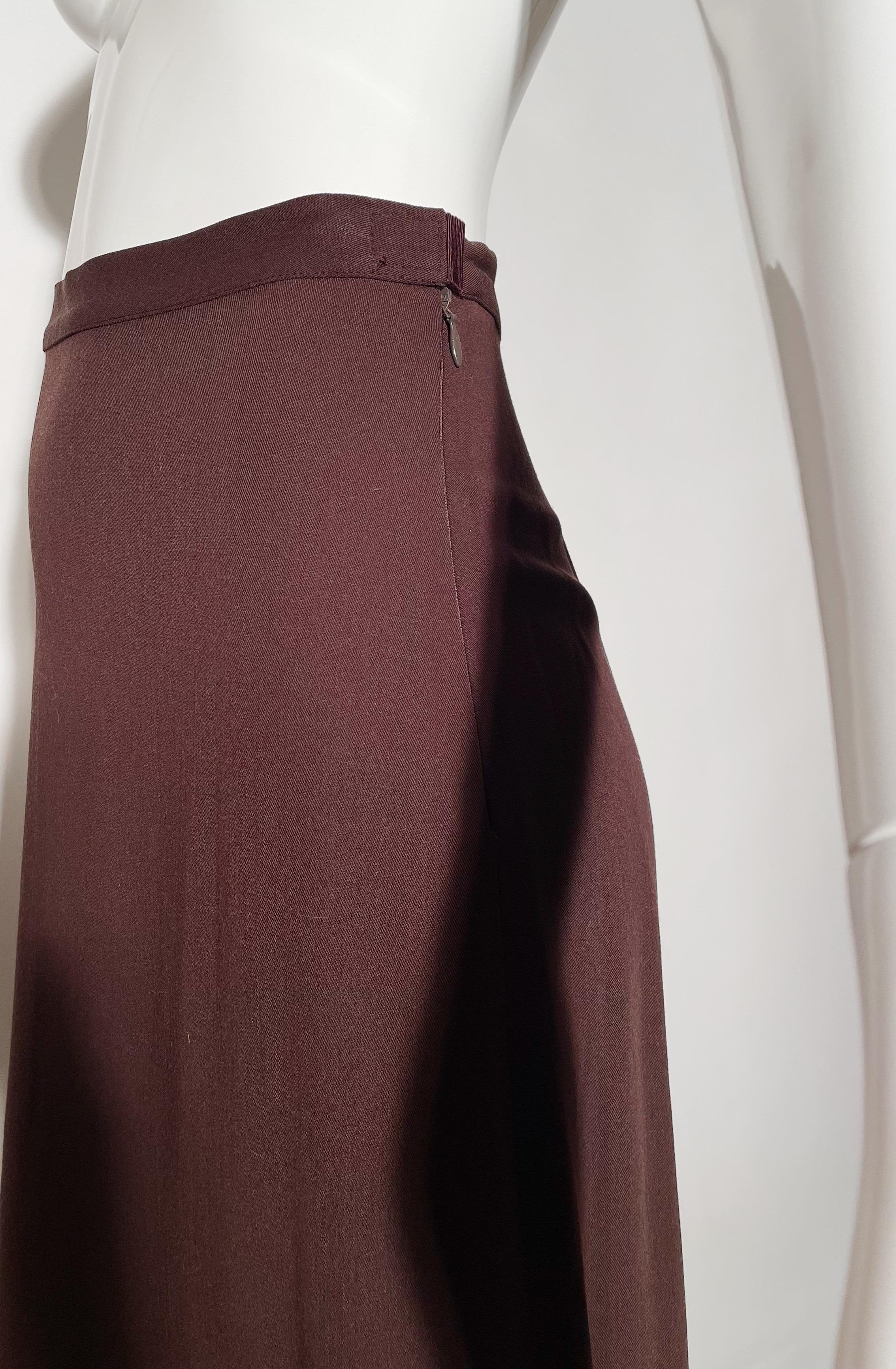 Women's Jean Paul Gaultier Brown Maxi Skirt For Sale