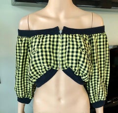 Jean Paul Gaultier c. 1980 Vintage Clueless Crop Top