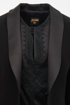 Jean Paul Gaultier C. 2008 Femme Embroidered Insert Blazer