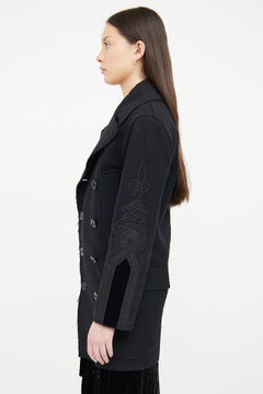 Jean Paul Gaultier C. 2011 'Reedition Hiver 1985/ 1986' Wool Coat