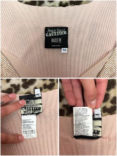 Jean Paul Gaultier c. Spring 2009 Blush Knit and Chainmail Tank