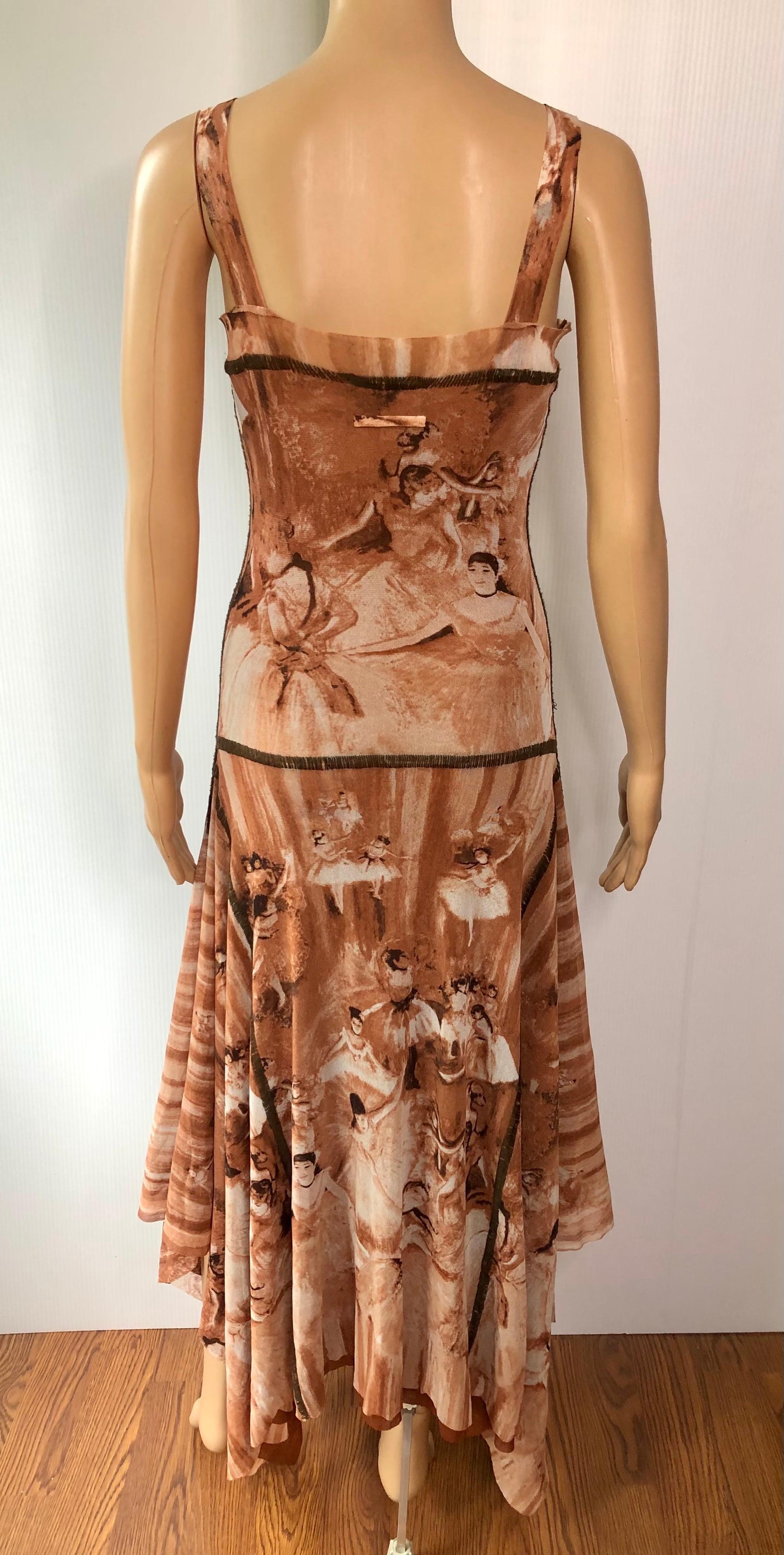 ballerina print dress