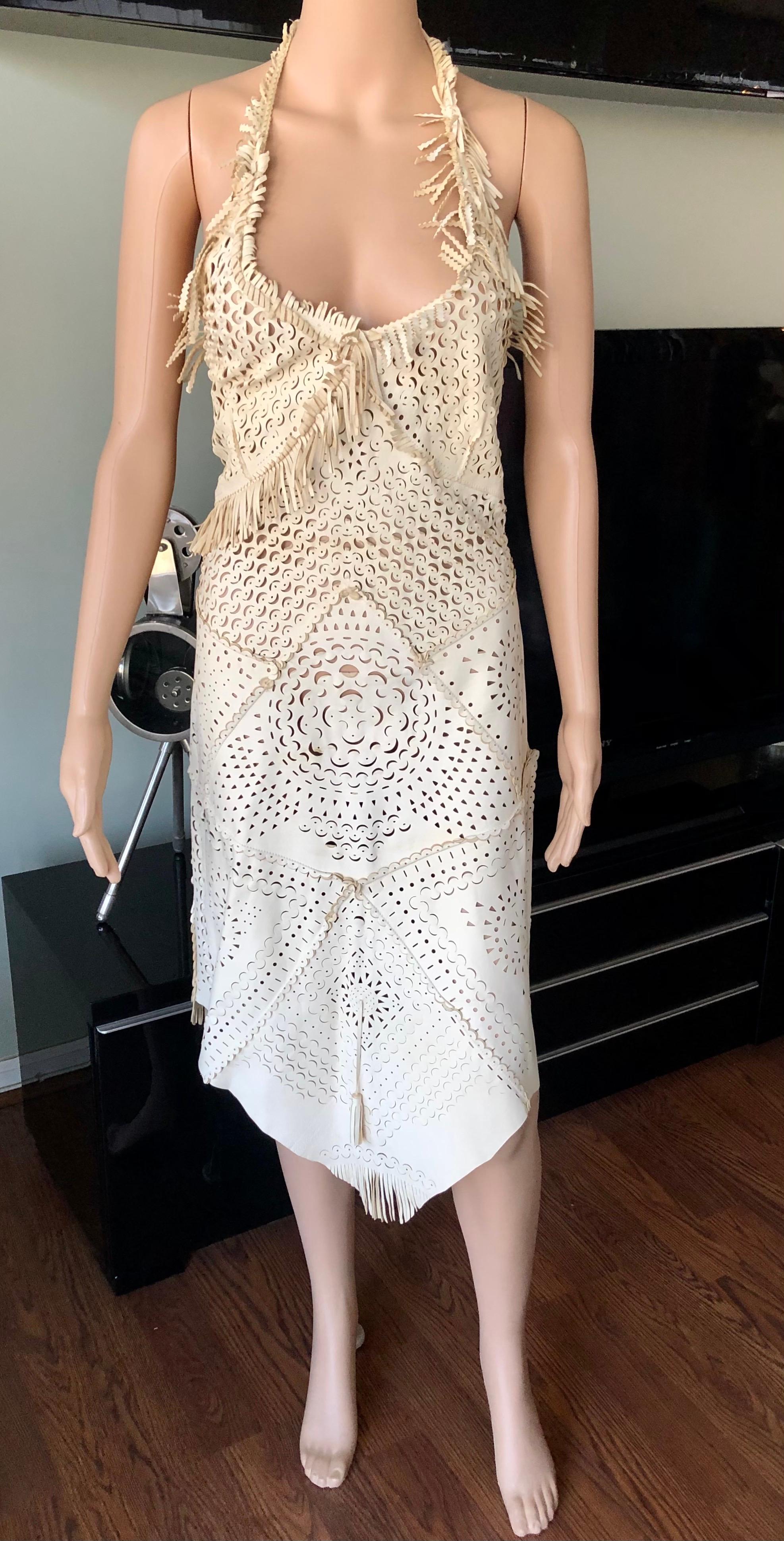 moda international crochet dress