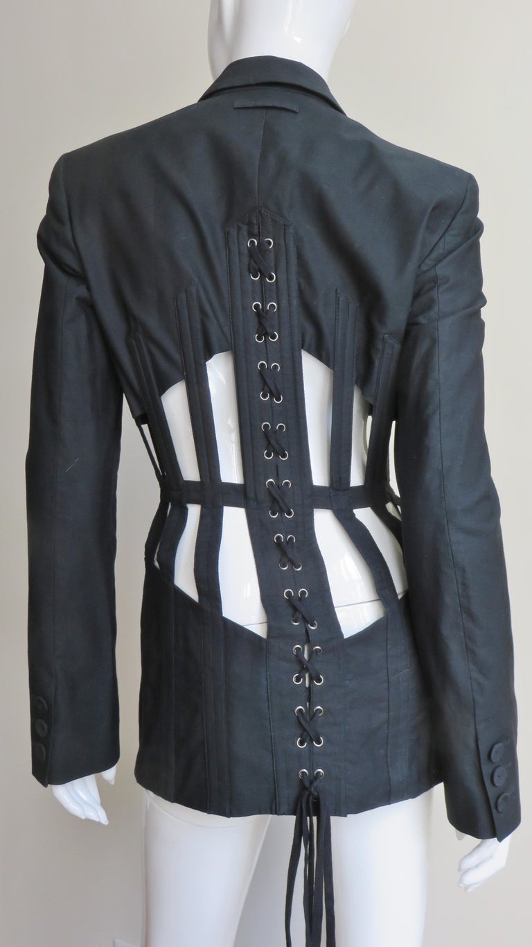 Jean Paul Gaultier Cage Corset Suit 1989 For Sale at 1stdibs