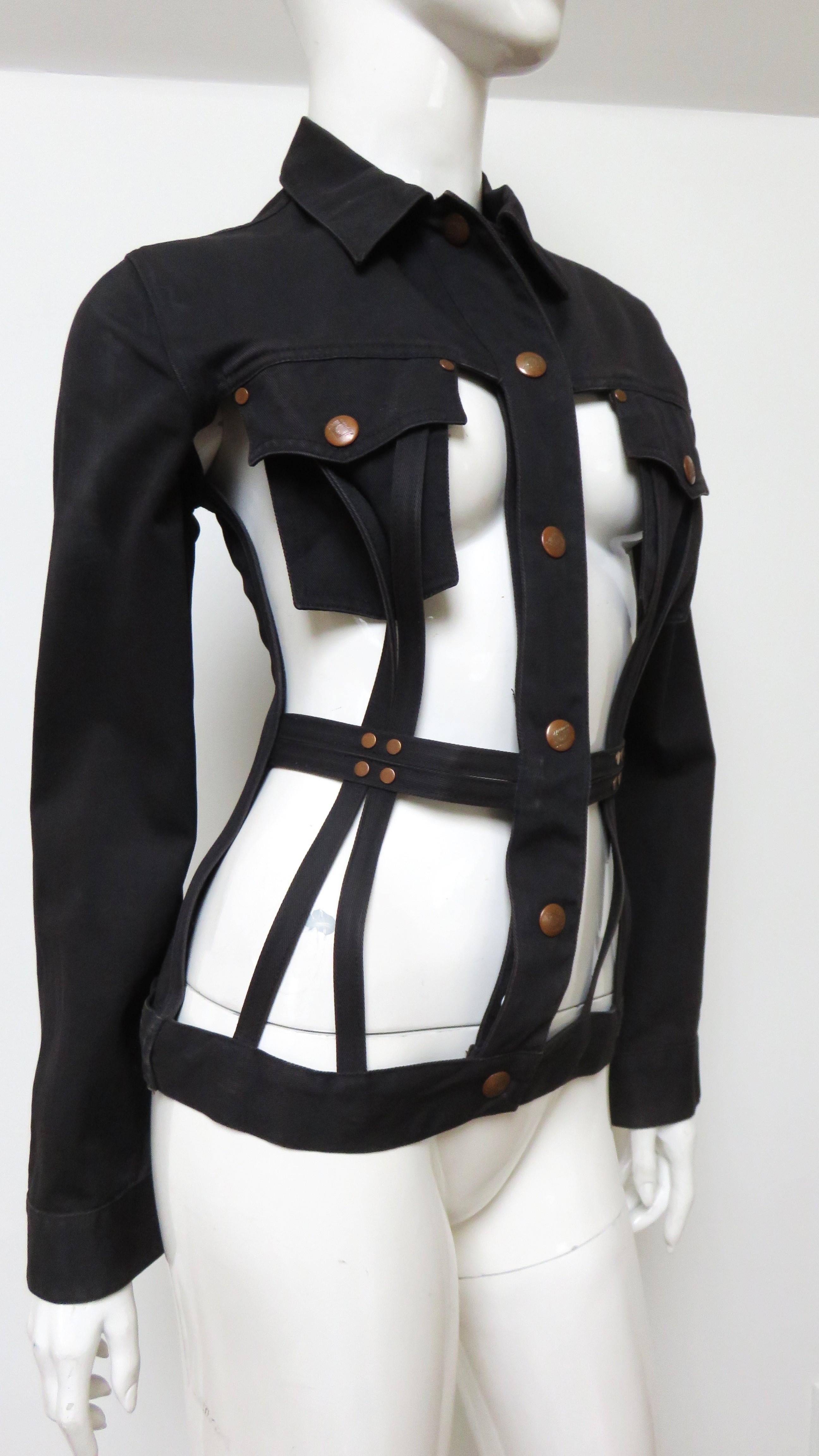 Jean Paul Gaultier Cage Jacket For Sale 2