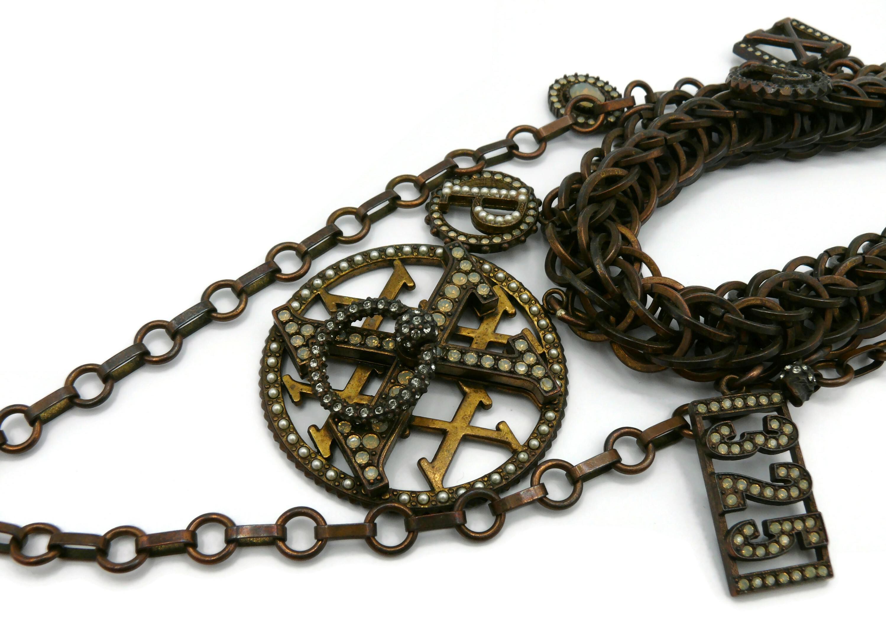 JEAN PAUL GAULTIER Charm Necklace For Sale 5