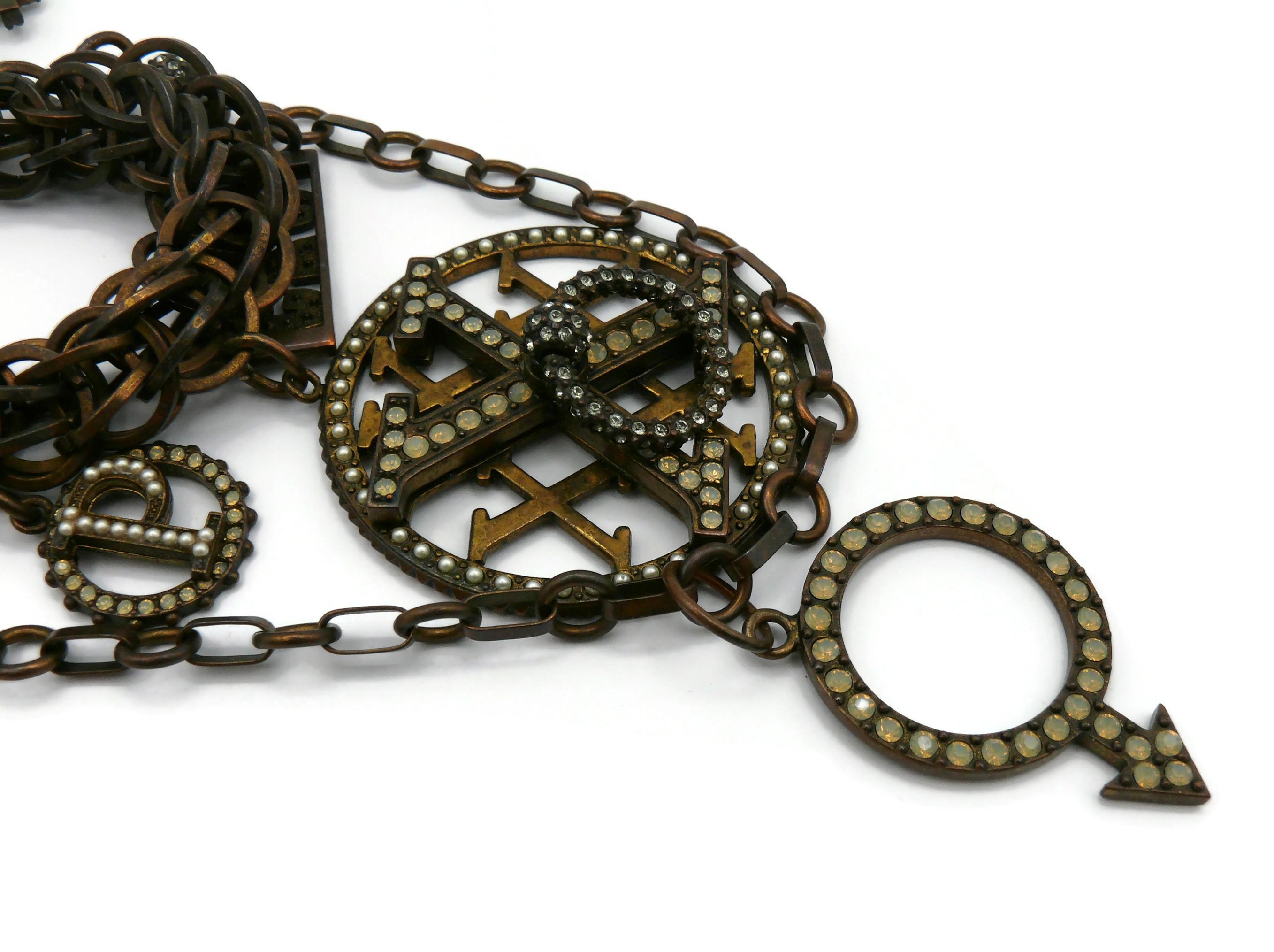 JEAN PAUL GAULTIER Charm Necklace For Sale 3