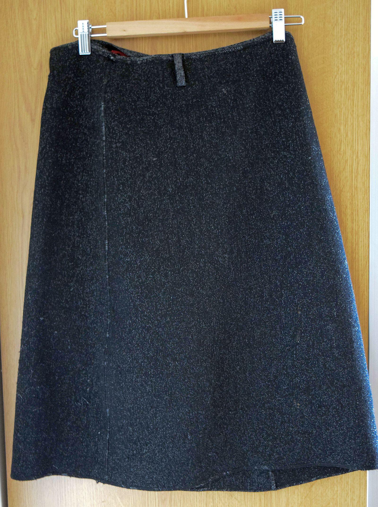 Jean Paul Gaultier Classique black skirt with belt In Excellent Condition For Sale In London, GB