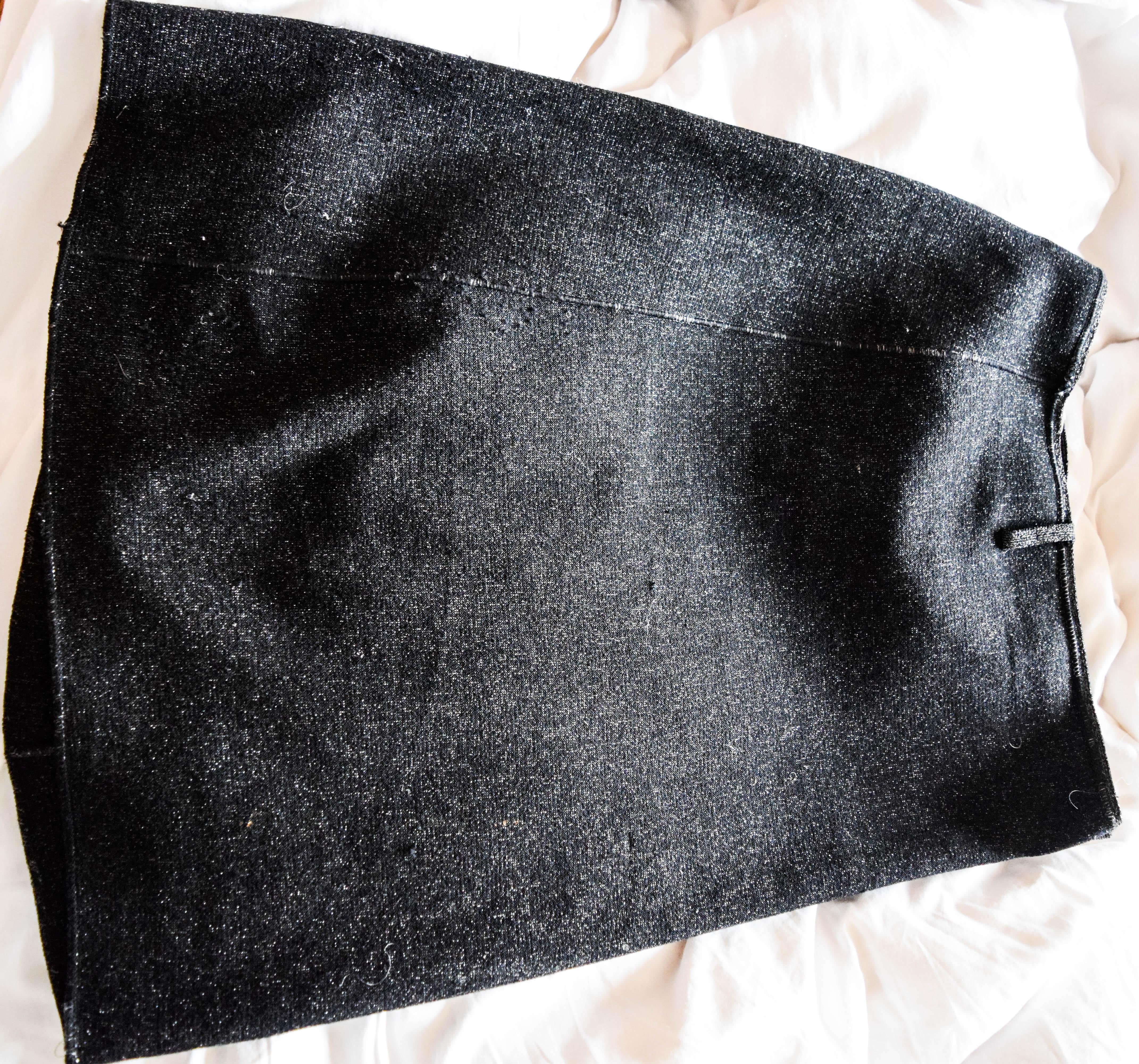 Jean Paul Gaultier Classique black skirt with belt For Sale 1