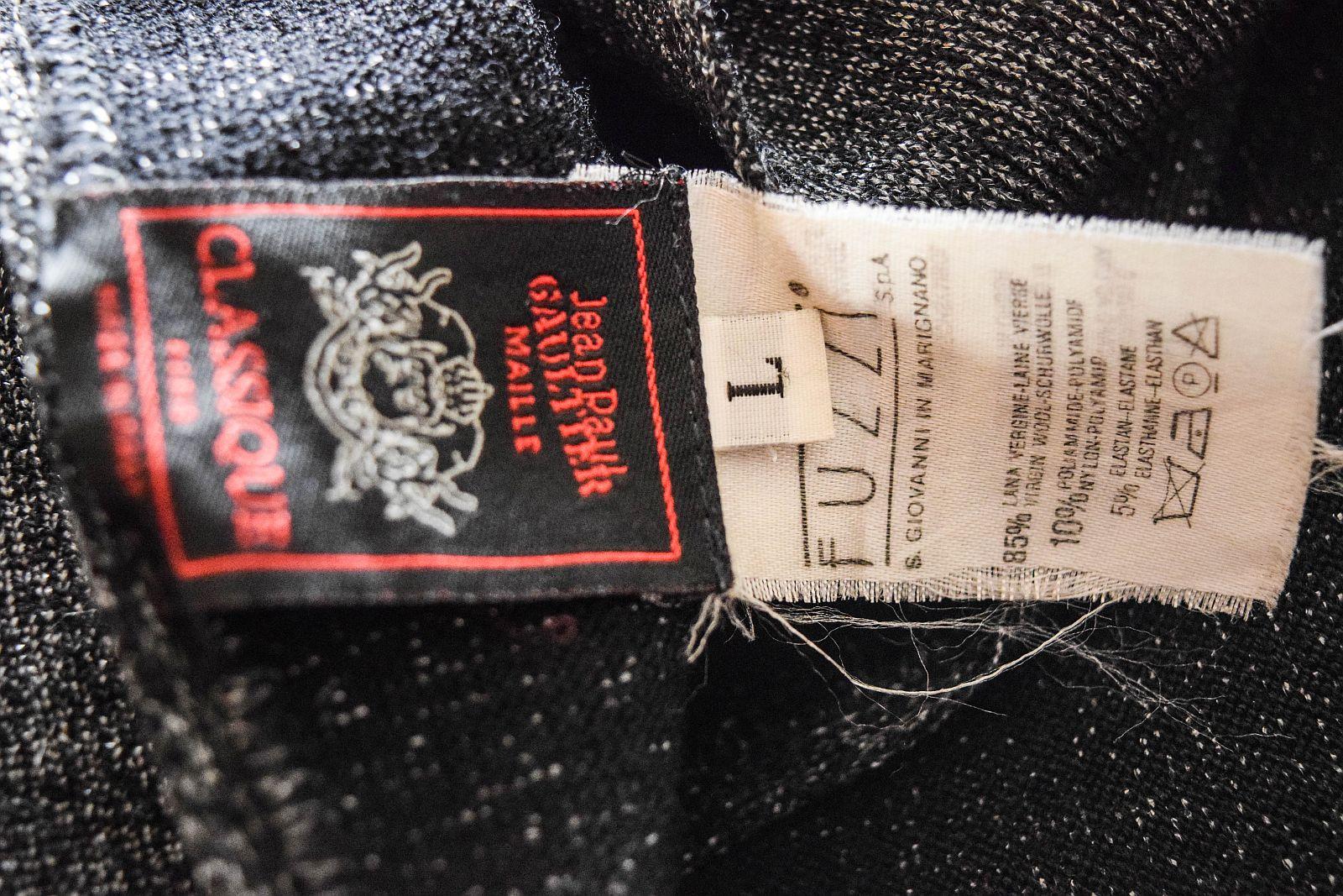 Jean Paul Gaultier Classique black skirt with belt For Sale 2