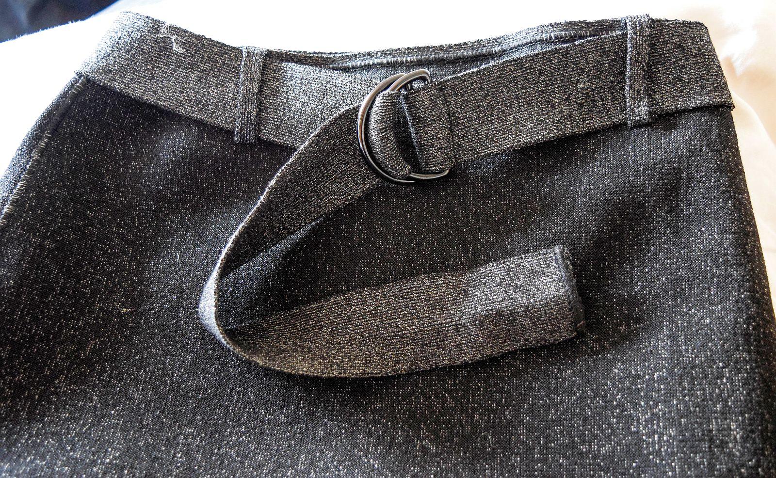 Jean Paul Gaultier Classique black skirt with belt For Sale 3
