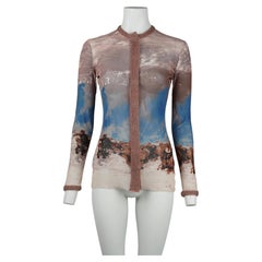 Jean Paul Gaultier Classique F/W 1998–1999 “Raft of the Medusa” Mesh Print Top M