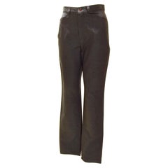 Jean Paul Gaultier Classique Pantalón de rayón gris-azul