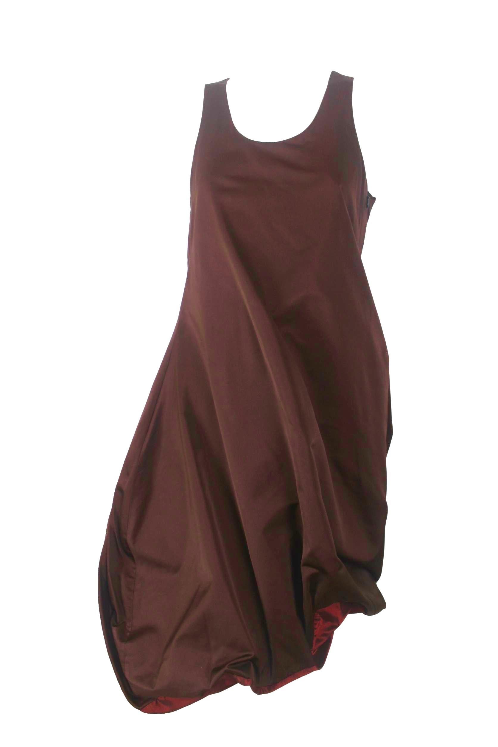 bronze satin dress