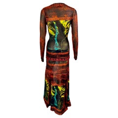 Conjunto de 2 piezas Jean Paul Gaultier Classique S/S 2000 Abstracto Top y Falda