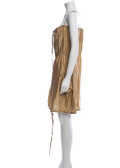 Jean Paul Gaultier Classique Silk Dress, zippers and drawstrings
