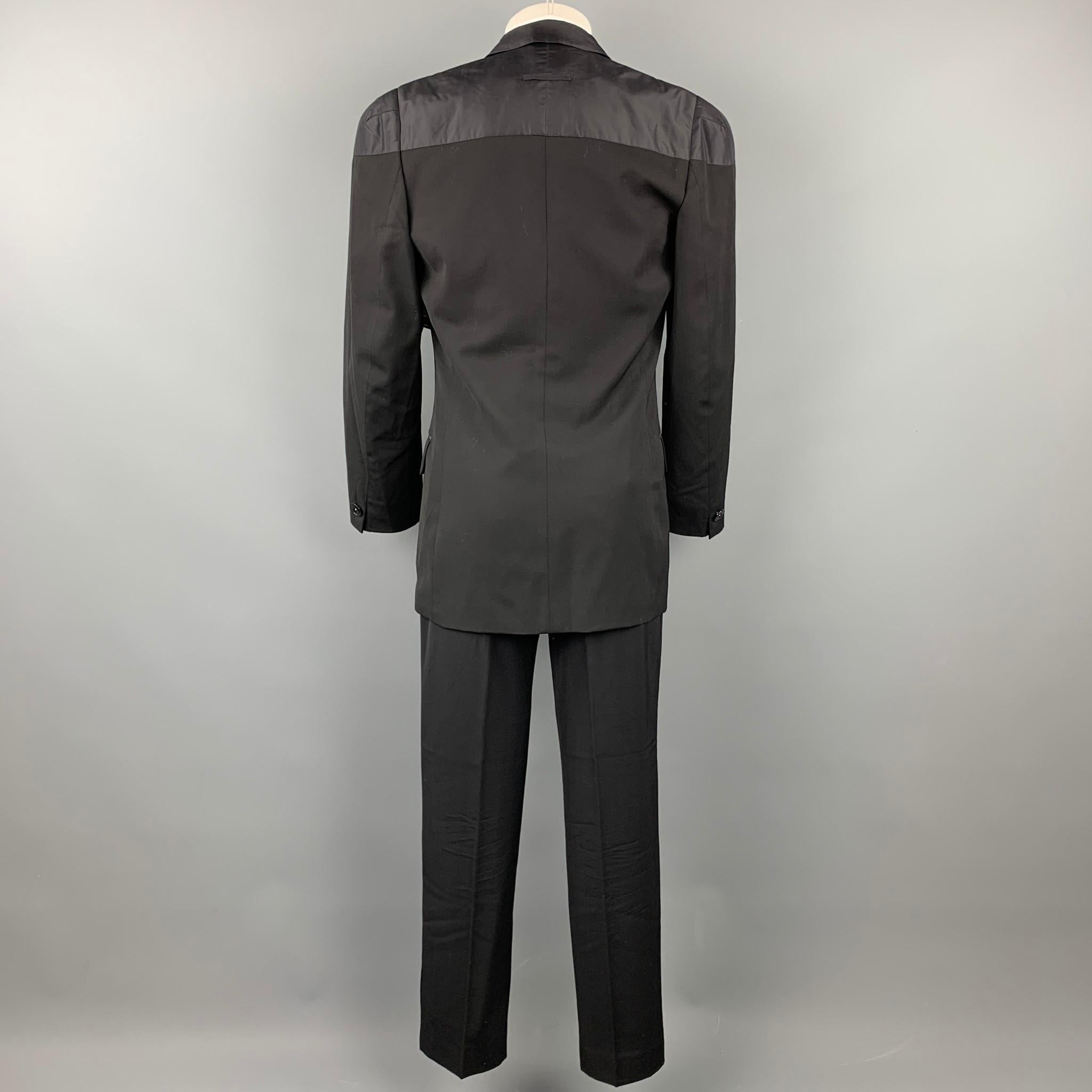 notch lapel double breasted suit