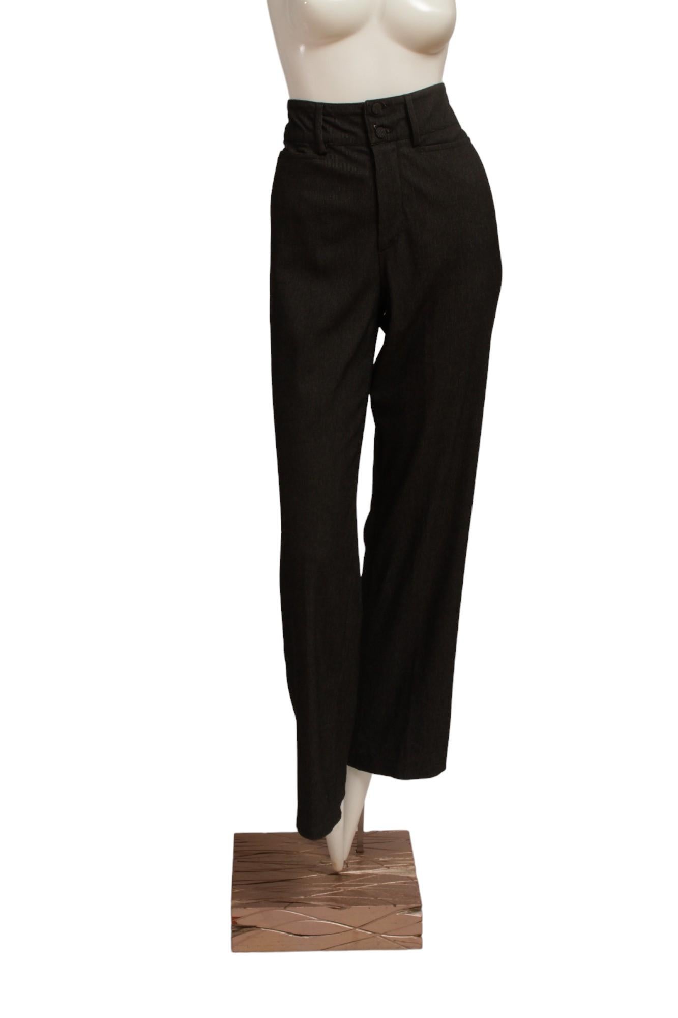 Jean Paul Gaultier Classique, smoking con pantaloni con rifiniture in velluto nero in vendita 3