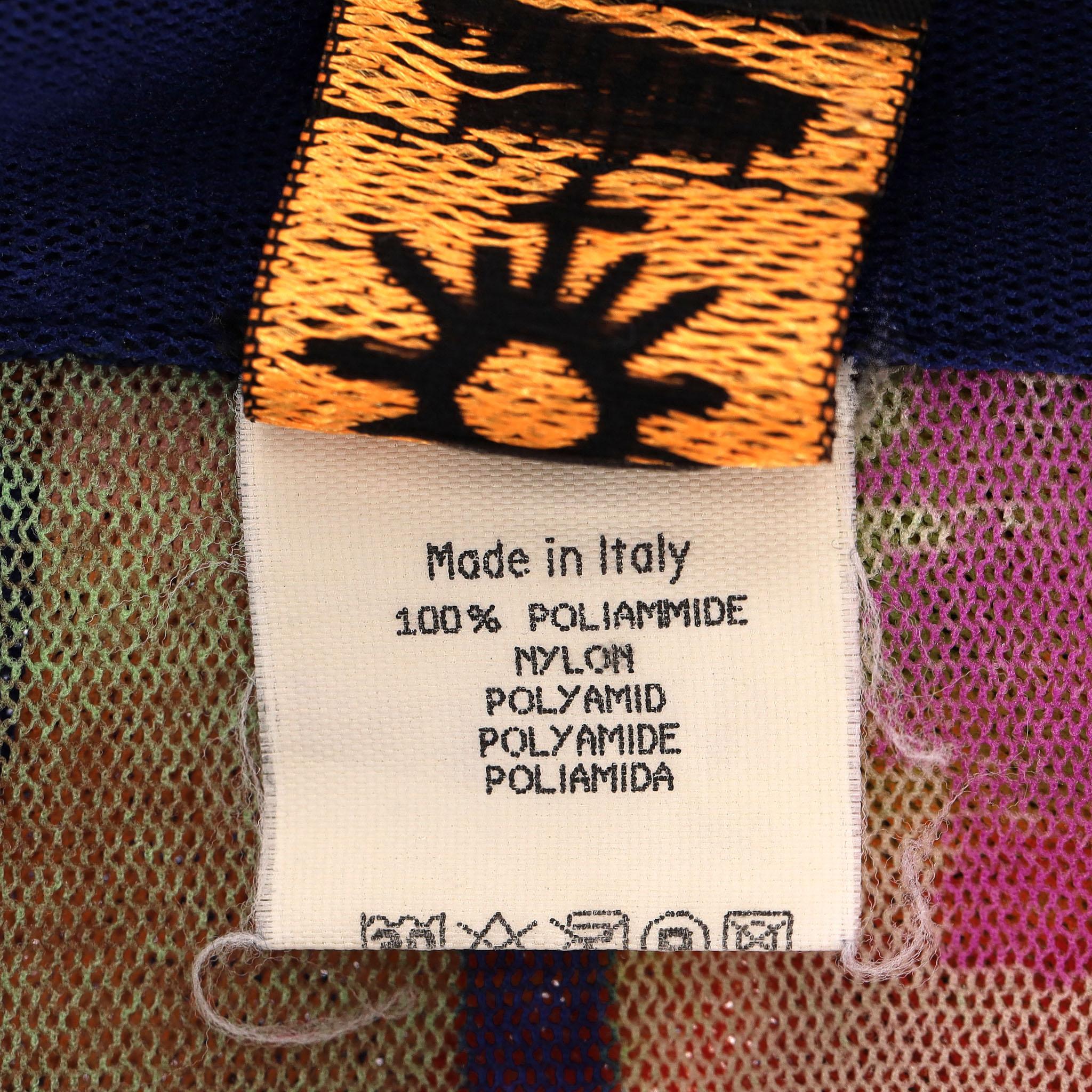 Jean Paul Gaultier Sammler Pop Art Vintage Mesh Top im Angebot 1