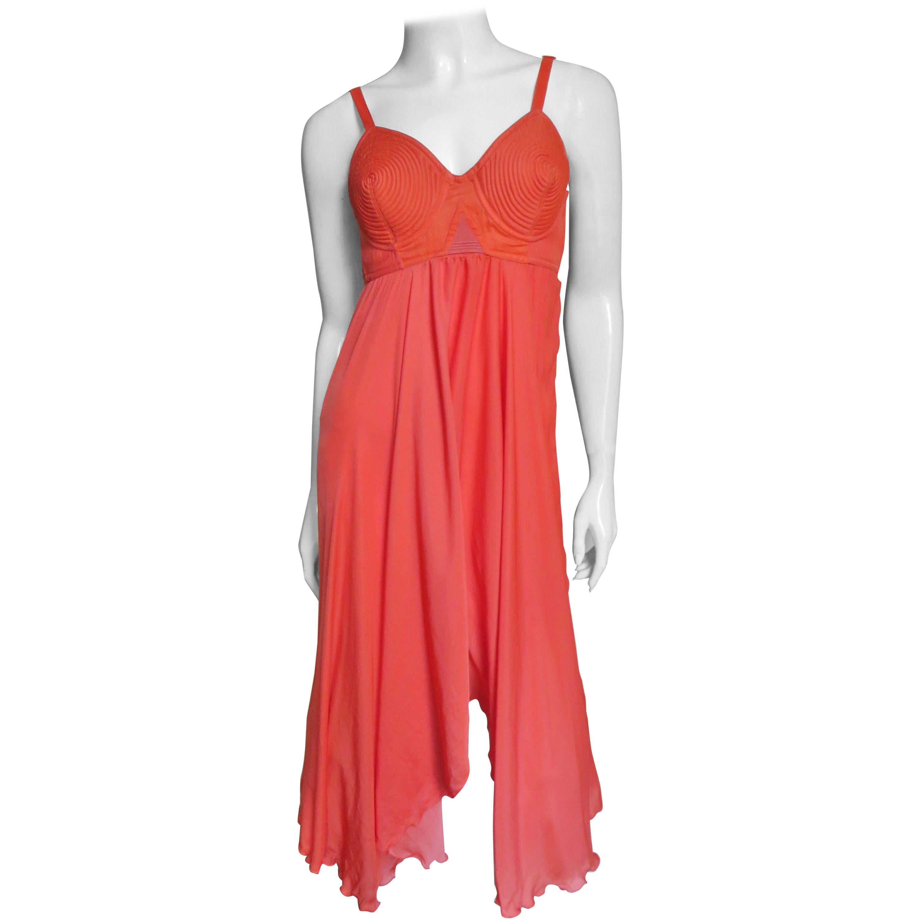 Jean Paul Gaultier Cone Bra Dress For Sale at 1stdibs