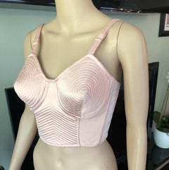 Jean Paul Gaultier Cone Bra Pink Corset Top